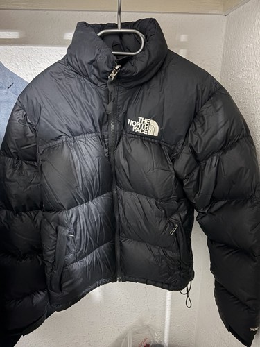 North face nuptse 700 black - face,