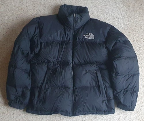 Black north face nuptse - north,